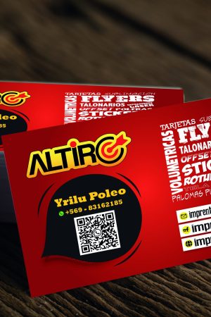 TARJETAS DE PRESENTACION-IMPRENTA ALTIRO